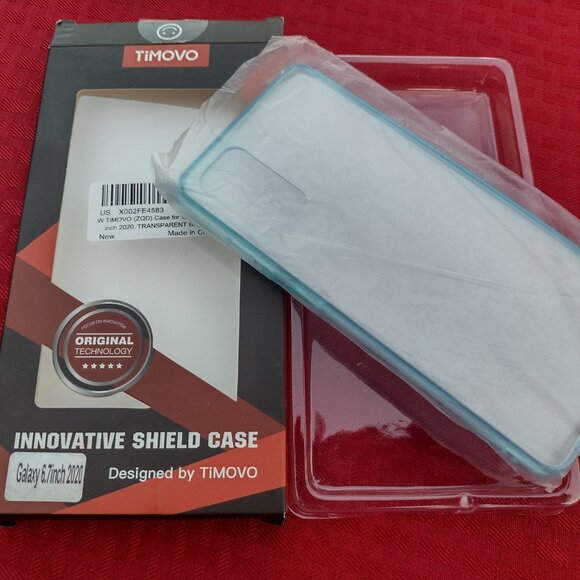 Clear and Light Blue Timovo Protective Phone Case for Samsung G - Picture 3 of 7